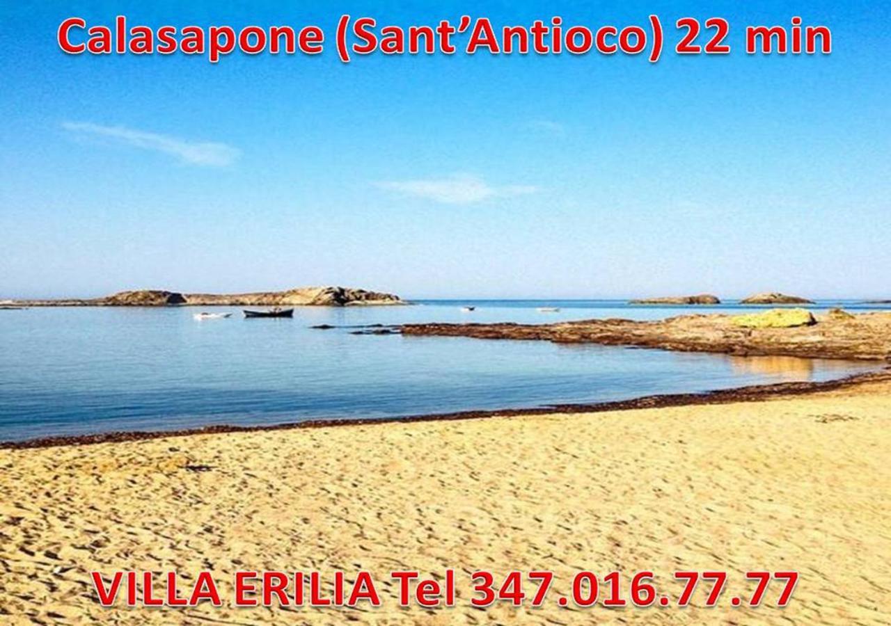Villa Erilia San Giovanni Suèrgiu Екстериор снимка