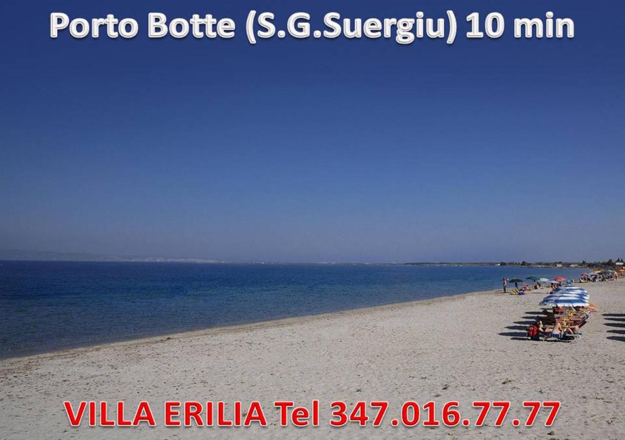 Villa Erilia San Giovanni Suèrgiu Екстериор снимка